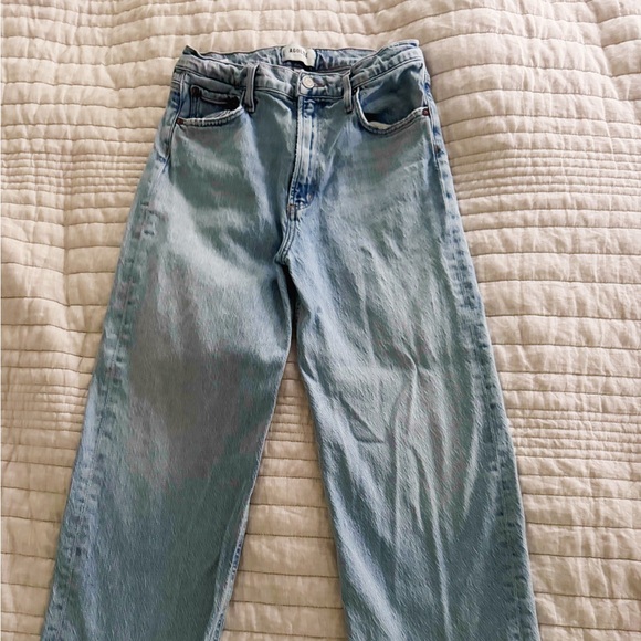 AGOLDE Ren High-Rise Wide-Leg Jeans - Picture 5 of 8